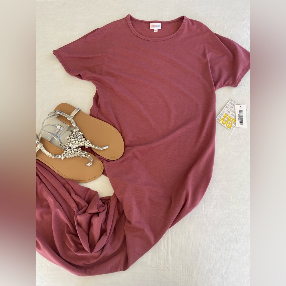 LuLaRoe Maria Dress. Color: Mauve